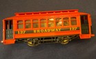 Vintage Tyco HO Scale Streetcar Passenger Car # 137 Orange/Black — photo 1