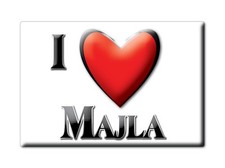 Imán de nevera Majla nombre apellido amor San Valentín cumpleaños regalo