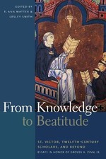 Lesley Smith From Knowledge to Beatitude (Geb...