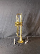 1950s Holton Collegiate Trumpet with Case Spotty Brass Finish Made In USA