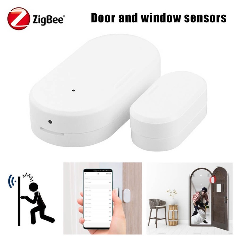Zigbee3.0 Smart Door Window Contact Sensor Magnetic Sensor Wireless Detectors