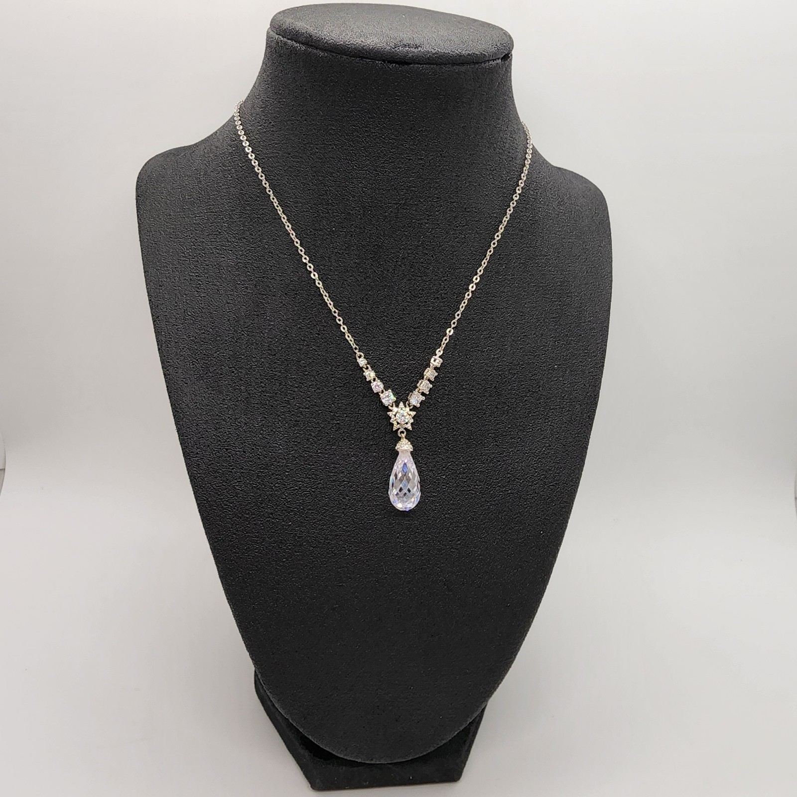 Givenchy Clear Crystal & Multiple Rhinestone Tear… - image 2