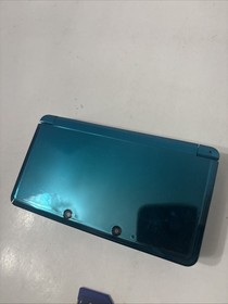 Nintendo 3DS Aqua Blue Handheld Handheld Console System CTR-001 Tested