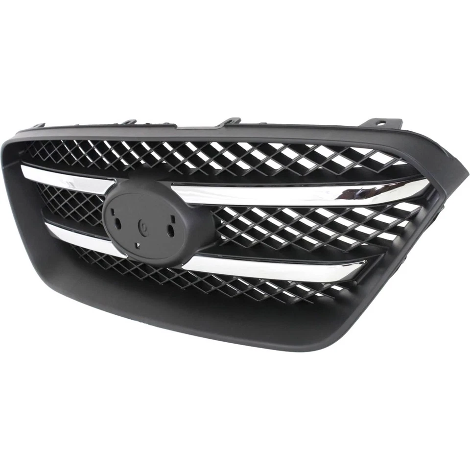 Rejilla para Kia Rondo 2007-2010 de plástico negro Foto 2 de 4