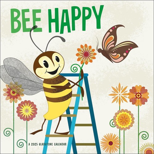 Gladstone Media Bee Happy 2025 Mini Wall Calendar EBay Gladstone media bee happy 2025 mini wall calendar ebay