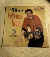 Elvis Presley Picture Sleeve for 45 RPM Record Jailhouse Rock / Treat Me Nice