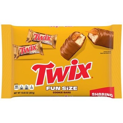 TWIX Fun Size Caramel and Chocolate Cookie Bars 10.83 oz