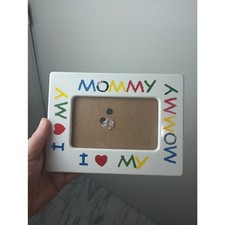 90's I Love My Mommy Picture Frame Home Decor Colorful