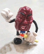 Calrab California Raisins Singer Microphone KFC Vintage Figure Figurine Toy 1987