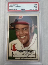 1952 Topps #84 Vern Stephens PSA 3.5 NEW SLAB