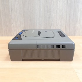 Sega Saturn Japanese Gray Console with 2 controllers, 6 games & cables tested