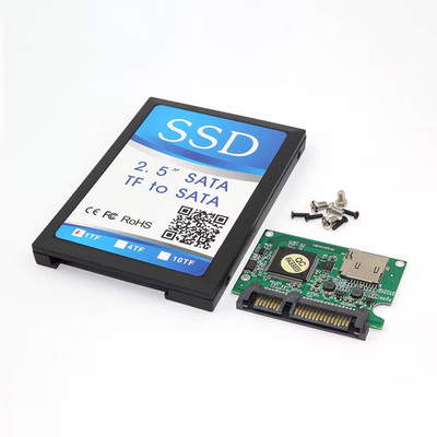 2,5 Zoll SD TF auf SATA Adapter Karte SSD