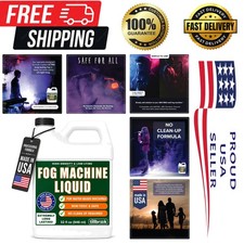 High-Density Fog Machine Liquid - 32 oz Water-Based, Non-Toxic Long-Lasting