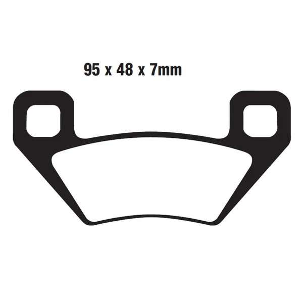 Bremsbelag EBC FA395TT Hinten FüR Arctic Cat TRV 1000 XT EPS EFT Bj. 2013-2014-image