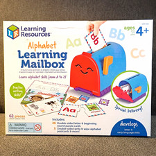 Learning Resources Alphabet Learning Mailbox, 62pc, Ages 4 , LER5511