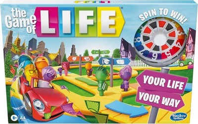 The Game of Life Game, Family Board Game for 2 to 4 Players, for Kids Ages 8