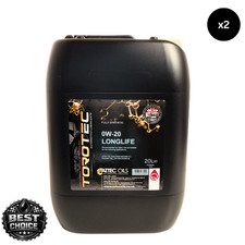 2x20L Torotec 0W-20 Fully Synthetic Engine Oil C5 Ford WSS-M2C956-A1 VW 508/509 5.60 per litre