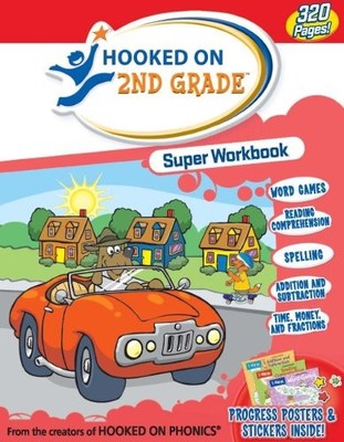 HOOKED ON SECOND GRADE SUPER WORKBOOK (HOOKED ON PHONICS)