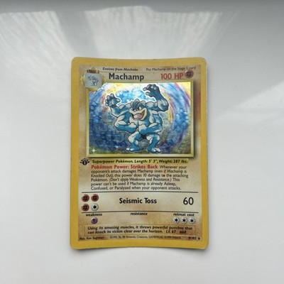 Machamp 008/102 Deck Exclusives Holo 1. Edition 