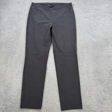 Eileen Fisher Pants Womens S Grey Pull On Stretch Comfort Casual