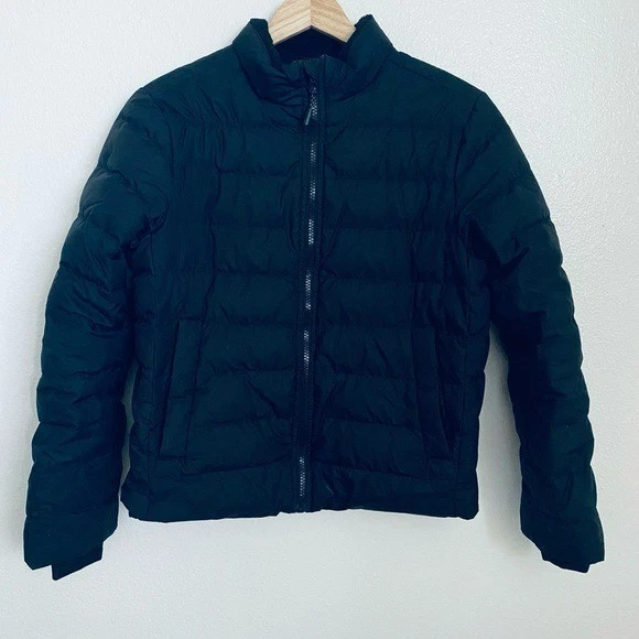 Athleta Kids Black Puffer Jacket