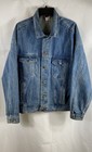 Vintage 90s Tyca Men's Blue Denim Jacket Made in USA Union Made Graphic Sz L — photo 1