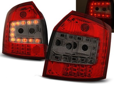 LED rear lights for Audi A4 Wagon 2000 2001 2002 2003 2004 VR-561 Red Smoke