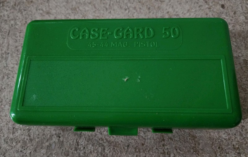Case Gard 50 Round Red Plastic Flip-Top Ammo Box 45-44 Mag