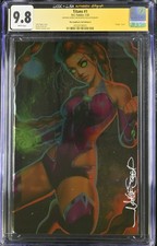Titans #1 (2023) DC Comics Syndicate Virgin Foil A Szerdy SIGNED CGC 9.8