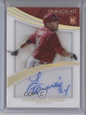 2015 Immaculate Shadowbox Signatures Holo Gold 8/25 Yasmany Tomas #3 Auto 6ks