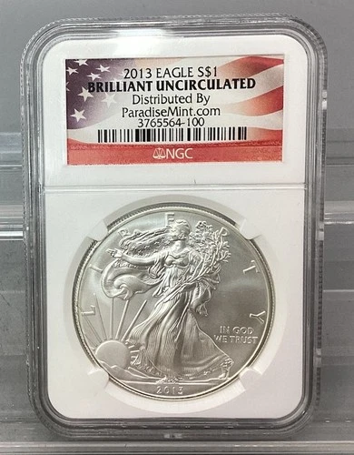2013 American Silver Eagle - NGC - Brilliant Uncirculated