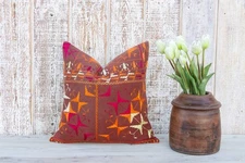 Zol Antique Indian Folk Pillow Cover