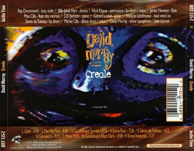 DAVID MURRAY (SAX/BASS CLARINET) - CREOLE NEW CD