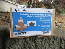 New WATTS  1" 2000 M5, Watts 1-in FNPT x FNPT Bronze In-line check valve