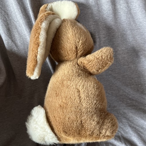 MARSHALL FIELDS CONIGLIETTO CONIGLIO peluche vintage peluche pasqua marrone 12" - Foto 4 di 5