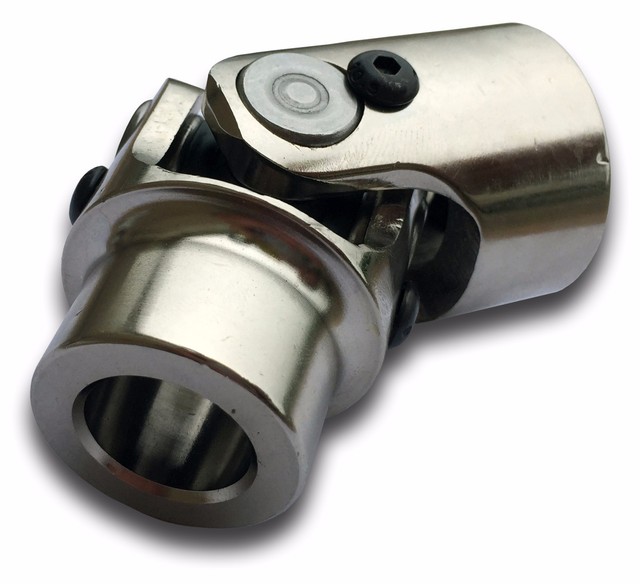 1" inch dd 3/4" round steering universal joint u joint chrome new eBay