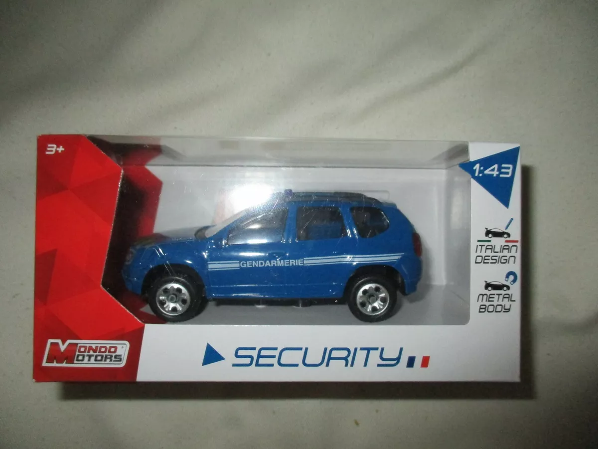 MINIATURE DACIA DUSTER GENDARMERIE NATIONALE 1 43 MONDO MOTORS EN BOITE