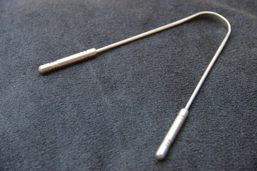2 x Heavy duty Stainless Steel Tongue Scraper Ayurveda Cleaner - Picture 6 of 8