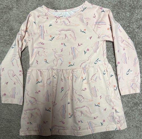 Kleinkind Mädchen Stitch Fix & Juni & Januar 2 rosa mit Tieren & festen Kleidern - 3T - Bild 6 von 17