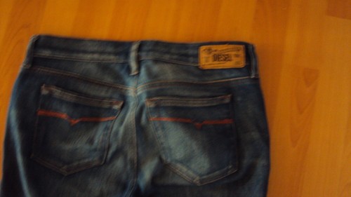 DIESEL Ladies Blue Jeans / Denim Bootzee Regular Slim Bootcut - W28 L32 (Long) - Picture 8 of 9