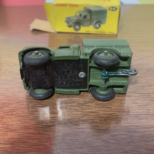Dinky Toys Military Army 1 Ton Cargo Truck #641 With Original Box - Picture 6 of 10