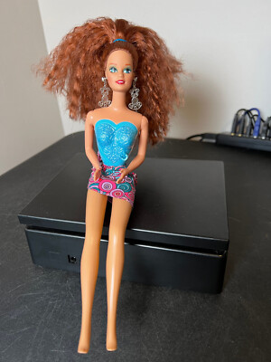 Vintage Mattel Barbie Locket Surprise Red Hair Kayla Doll 1993