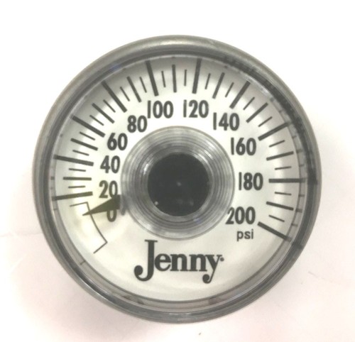 5130205-00 EMGLO, JENNY, ROLAIR PRESSURE GAUGE 200 PSI 1/4'' MPT - Picture 2 of 2