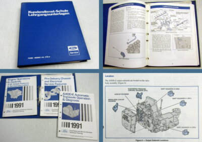Ford  Technical Training AXOD-E Automatic Transaxle Engine Operations Elecrical