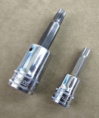 SNAP ON NO.FTSM8E & STSM10B METRIC TRIPLE SQUARE 8MM & 10MM SPLINE