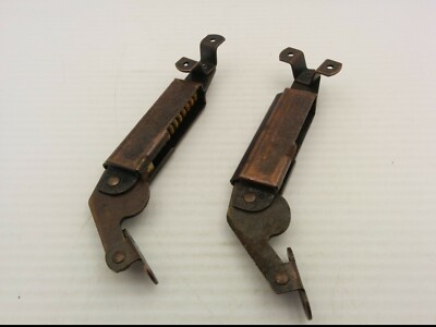 NATIONAL V18931L LEFT HAND SPRING LID STAY SUPPORT, ANTIQUE BRASS, NNB