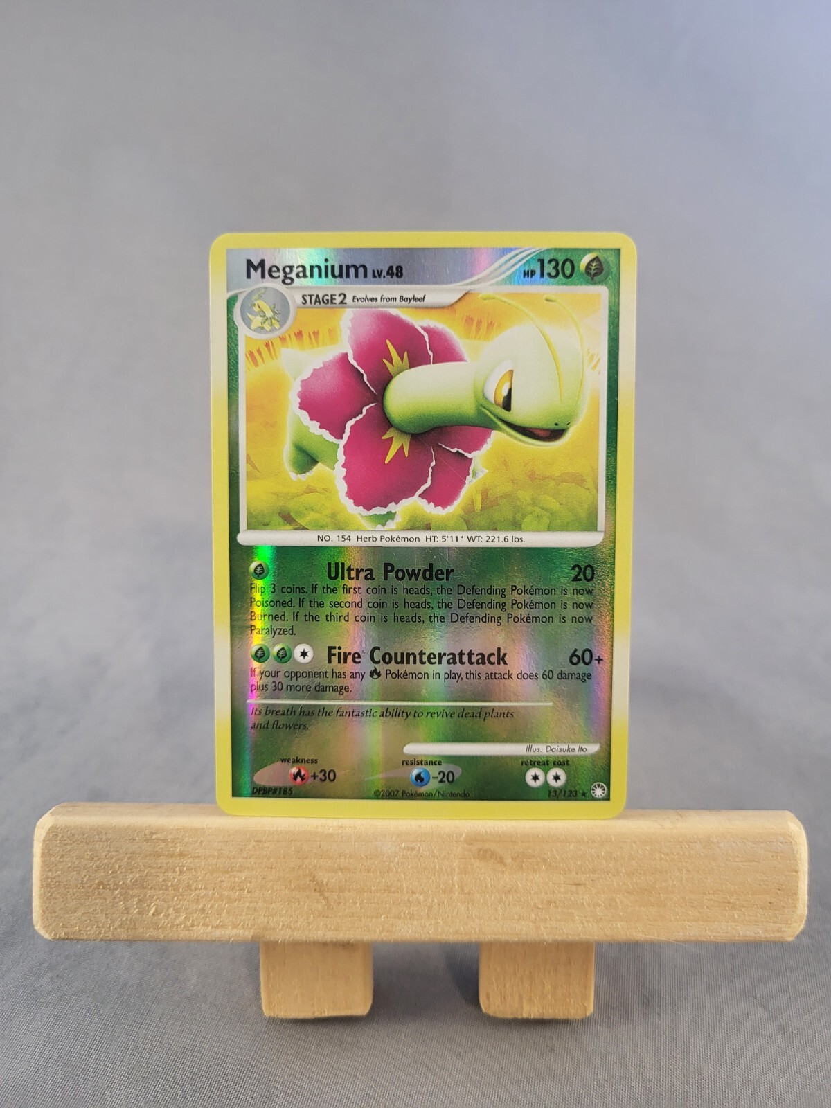 Meganium - 13/123 - Mysterious Treasures - Reverse Holo - LP