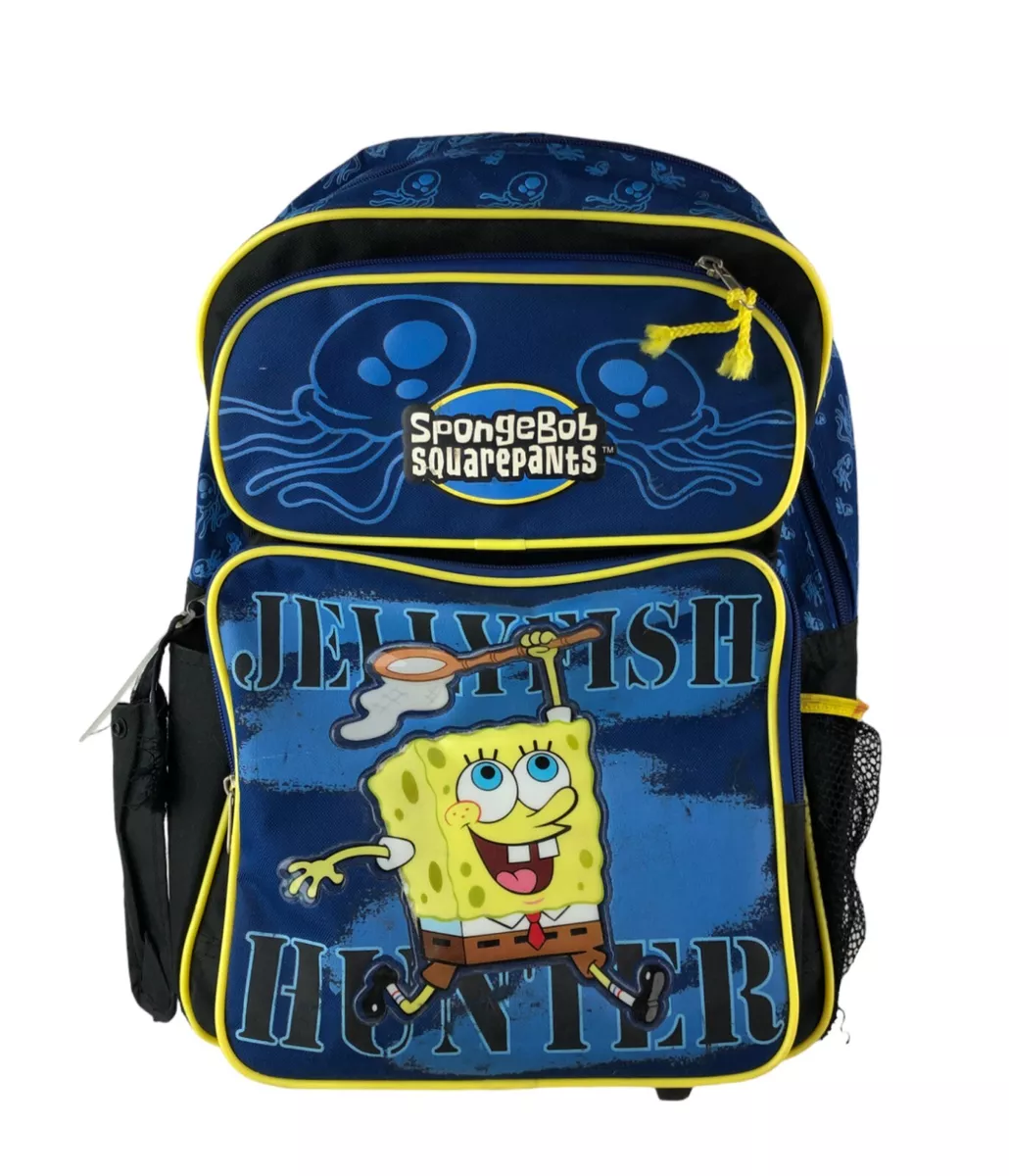 SpongeBob SquarePants Jellyfish Hunter Rolling Backpack Missing Handle