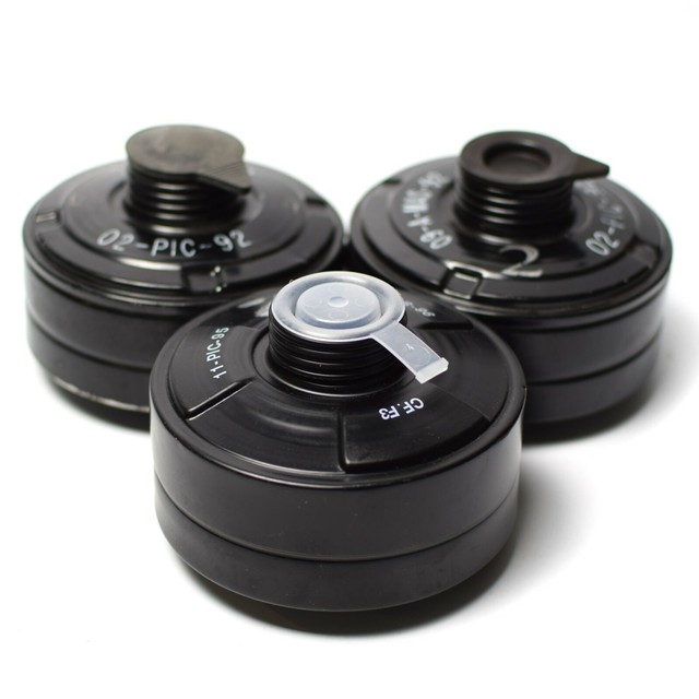 3pcs lot Modern Gas Mask Filter CF F3 cartridge respiratory protection Gost 40mm AW9867 3pcs lot Modern Gas Mask Filter CF F3 cartridge respiratory protection Gost 40mm AW9867