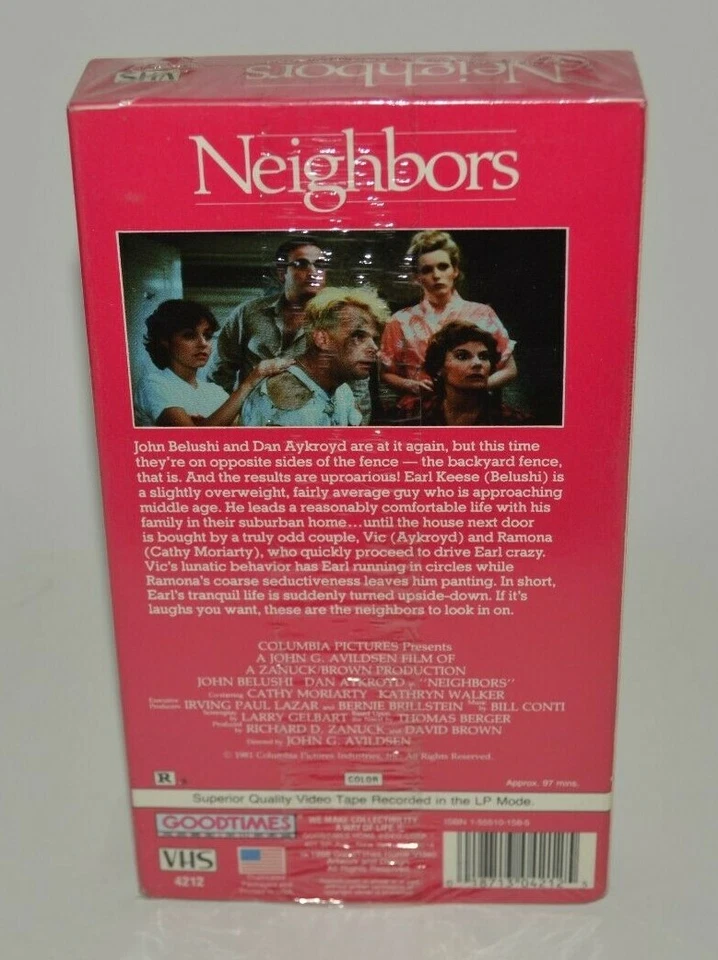 Vintage NEIGHBORS John Belushi Dan Aykroyd Factory SEALED VHS Get IGS Graded Foto 2 de 4